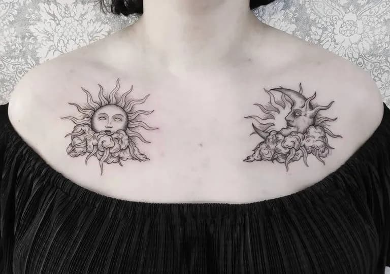 Słońce i księżyc tatuaż znaczenie: odkryj ich głęboką symbolikę Słońce i księżyc tatuaż znaczenie: odkryj ich głęboką symbolikę