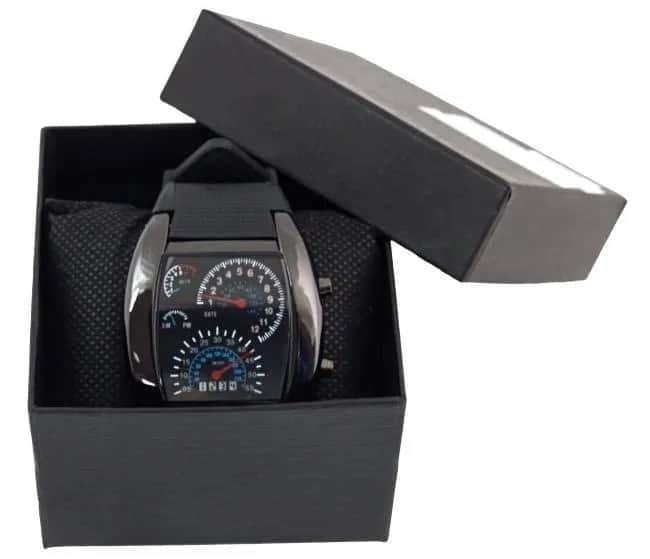 Zegarek męski sportowy binarny LED Formuła F1 - unikalny design i funkcje