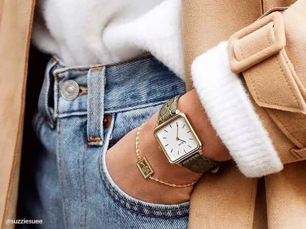 Damskie zegarki na szerokim pasku – modne style, wygoda i najlepsze dopasowanie
