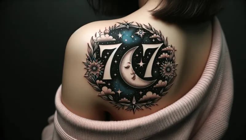 Tatuaż 777 co oznacza? Poznaj ukryte znaczenie i symbolikę liczby 777